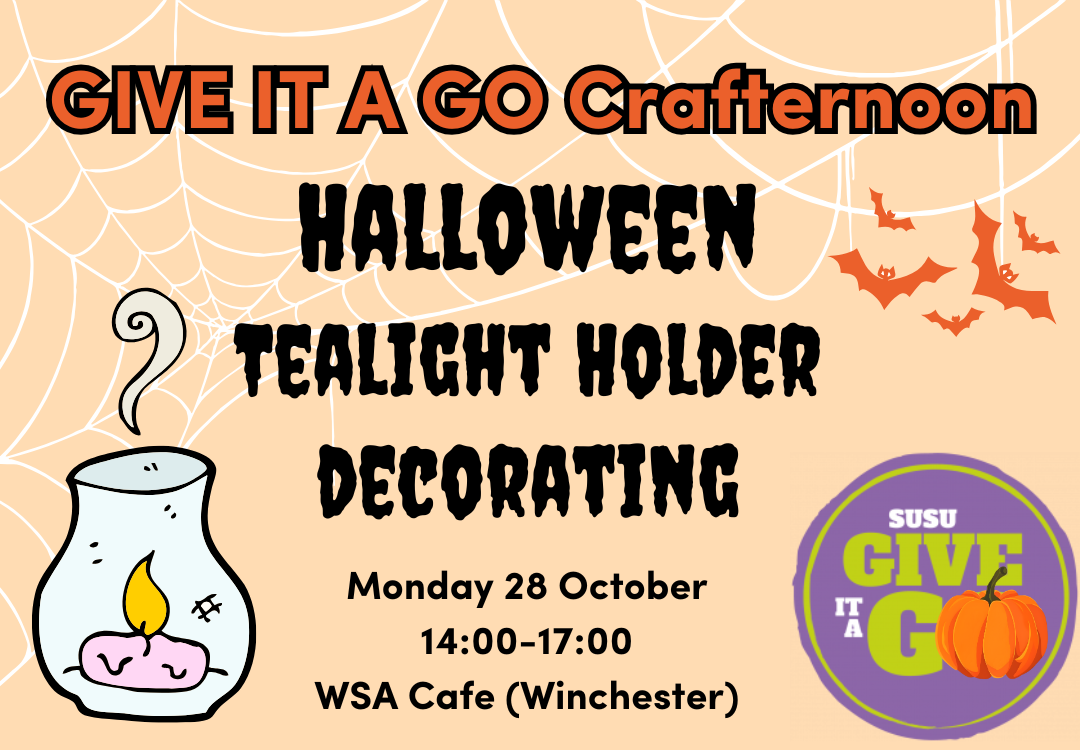 GIAG Crafternoon: Halloween Tealight Holder Decorating (WSA)